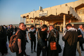 انتقال زائران اربعین حسینی از خرمشهر به شلمچه با قطار