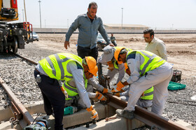 پیشرفت بیش از ۶۶ درصدی راه آهن زاهدان – ایرانشهر – چابهار