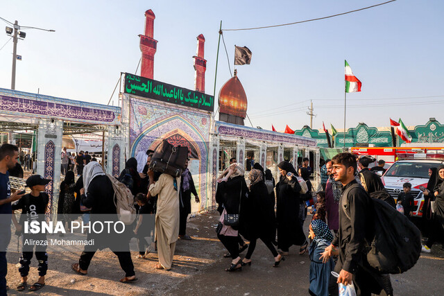 مرز چذابه استقرار نیروهای ماما در مرز چذابه در ایام اربعین
