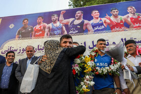 مراسم استقبال از فرنگی کاران خوزستانی در مسابقات جهانی بلگراد