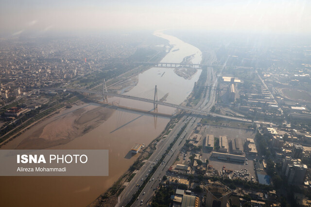 ۷ شهر خوزستان در وضعیت "قرمز" کیفیت هوا