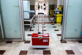 عمل اهدای عضو در بیمارستان گلستان اهواز