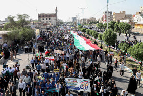راهپیمایی ۱۳ آبان در اهواز