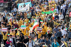 راهپیمایی ۱۳ آبان در اهواز