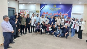 دانشجویان خارجی علوم پزشکی اهواز جنایات اسراییل در غزه را محکوم کردند