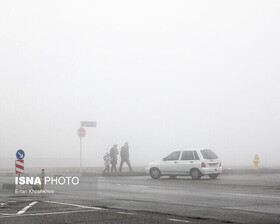 جاده‌های خوزستان مه‌آلود و لغزنده هستند/ رانندگان احتیاط کنند