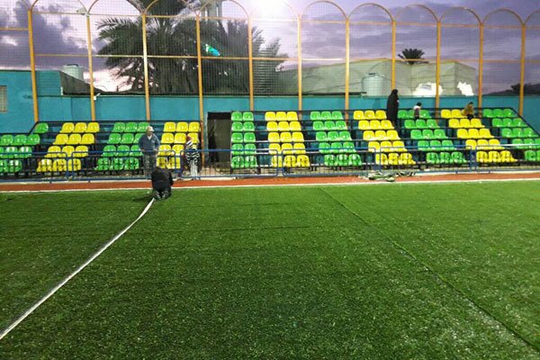 عکس تزئینی است. ساخت چهار زمین ورزشی سرپوشیده در محلههای شهر اهواز