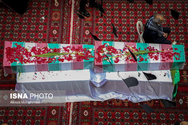 عکس تزئینی است پیکر مطهر ۲شهید نیروی انتظامی در زاهدان تشییع شد