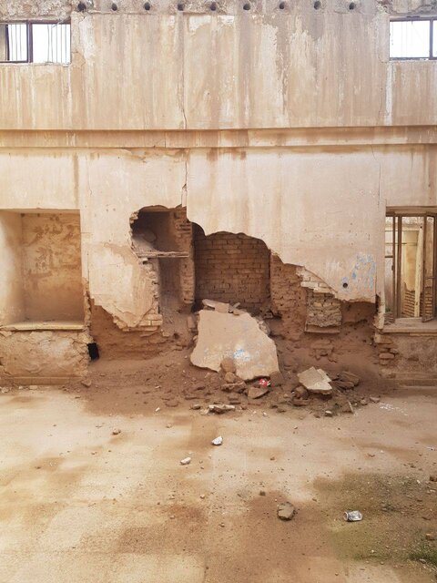 تخریب بخشهای زیادی از "کوشک" تاریخی حمیدیه