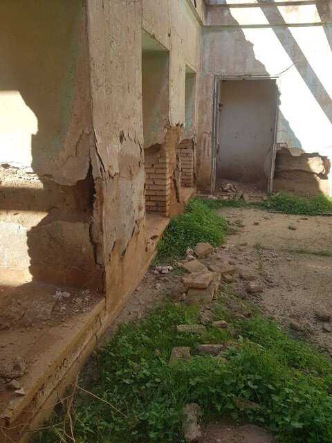 تخریب بخشهای زیادی از "کوشک" تاریخی حمیدیه