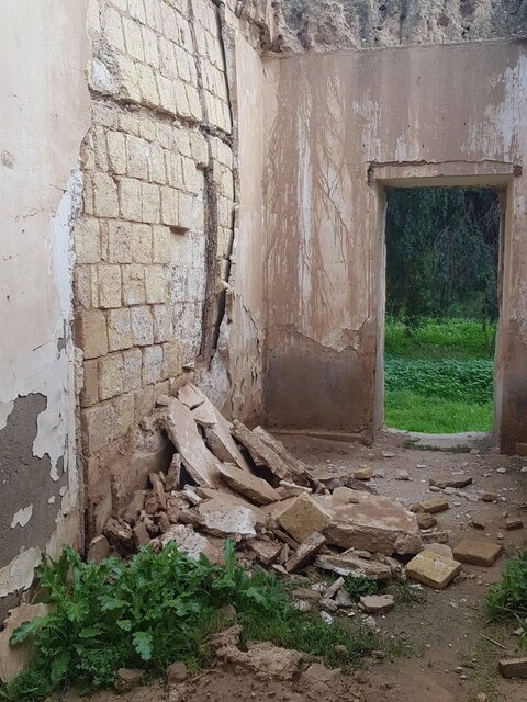 تخریب بخشهای زیادی از "کوشک" تاریخی حمیدیه