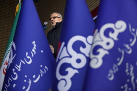 جواد اوجی وزیر نفت در آیین افتتاح پروژه های نفتی خوزستان در میدان نفتی قلعه نار اندیمشک