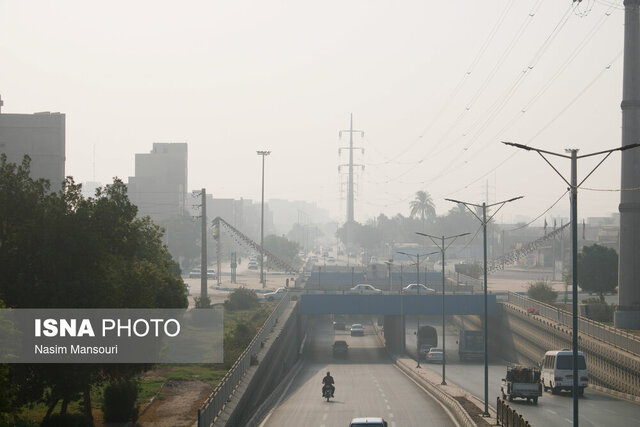 آلودگی هوای اهواز هوای چهار شهر خوزستان در وضعیت ناسالم