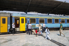 ایستگاه راه‌آهن اهواز در تعطیلات نوروز