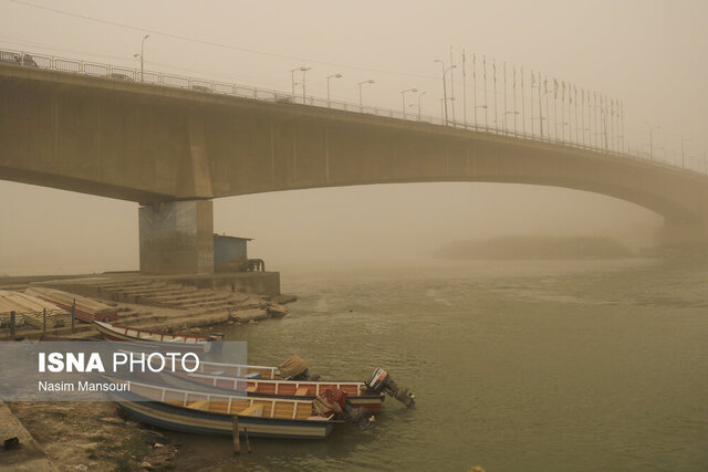 گرد و غبار در اهواز کانونهای خارجی، منشاء ۷۰ درصد روزهای خاکی خوزستان/ تابآوری مردم باید افزایش یابد