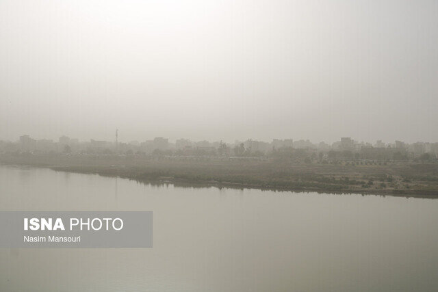 آلودگی هوای اهواز غلظت آلایندهها در خوزستان همچنان افزایشی است