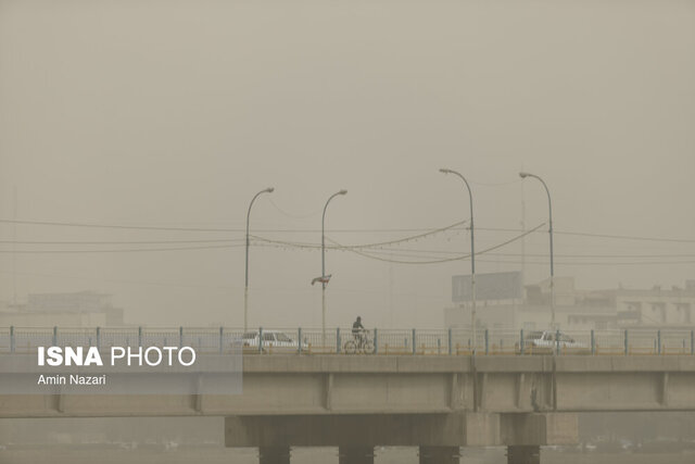 آلودگی هوای اهواز تداوم آلودگی هوا در خوزستان