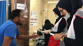 خدمات‌رسانی کاروان سلامت به محله کم‌برخوردار شریفی ماهشهر