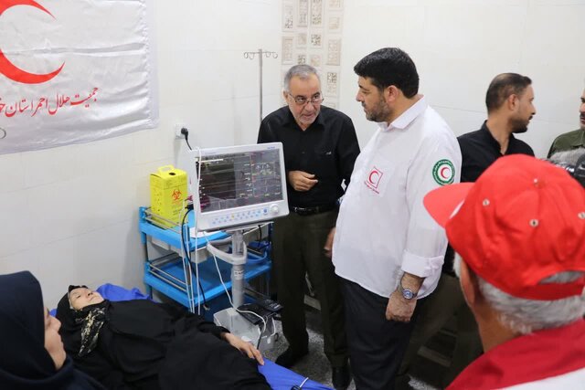 بازدید نماینده رئیس جمهور در ستاد اربعین از مرکز درمانی «شیب» در عراق