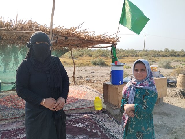 روایت زنانی که در خرماپزان خوزستان برای زائران «نان» میپزند...