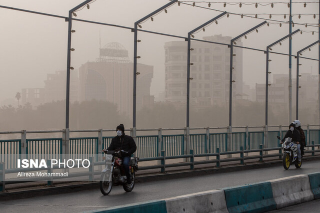آلودگی هوای اهواز افزایش غلظت آلایندهها در شهرهای صنعتی خوزستان