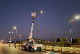 مانور سراسری اصلاح و تعدیل روشنایی در خوزستان برگزار شد