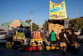 بازار اهواز در آستانه شب یلدا