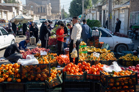 بازار اهواز در آستانه شب یلدا