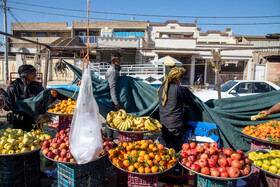 بازار اهواز در آستانه شب یلدا