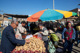 بازار اهواز در آستانه شب یلدا