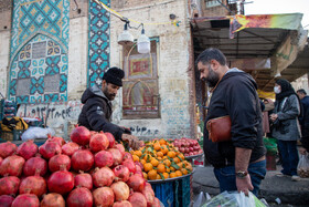 بازار اهواز در آستانه شب یلدا