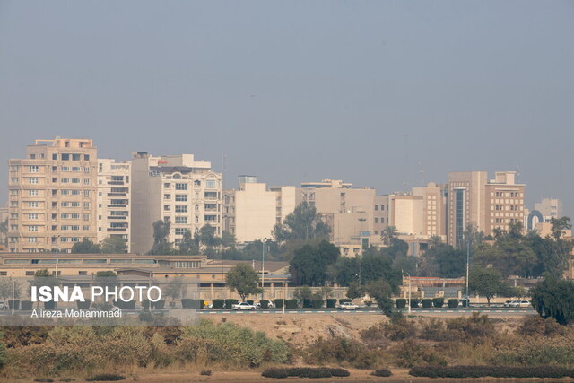 آلودگی هوای اهواز هوای ۳ شهر خوزستان، «ناسالم»