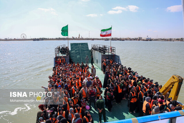 کاروان‌های راهیان نور در یادمان شهدای شلمچه و والفجر ۸