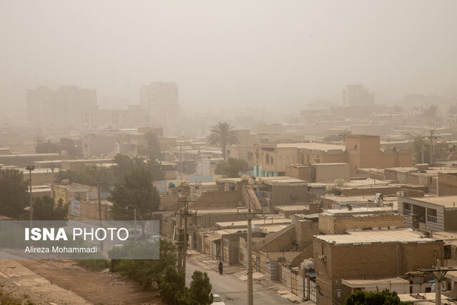 گرد و غبار در اهواز هشدار ورود گرد و خاک از عراق به خوزستان