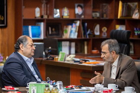 دیدار علی منتظری رئیس جهاد دانشگاهی با حاتم بوستانی رئیس دانشگاه علوم پزشکی جندی شاپور اهواز