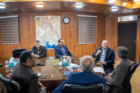 دیدار علی منتظری رئیس جهاد دانشگاهی با حاتم بوستانی رئیس دانشگاه علوم پزشکی جندی شاپور اهواز