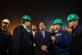 بازدید سید محمد اتابک وزیر صنعت، معدن و تجارت از شرکت فولاد خوزستان
