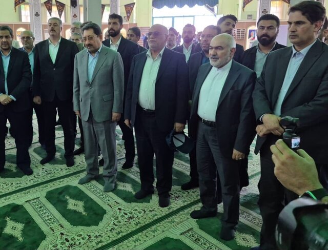 وزیر صنعت از پایانه تجاری شلمچه بازدید کرد