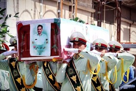 پیکر شهید مدافع امنیت در کارون تشییع شد