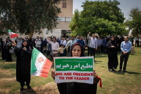 راهپیمایی مردمی علیه تهاجم رژیم صهیونیستی به ایران - اهواز