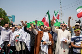 راهپیمایی مردمی علیه تهاجم رژیم صهیونیستی به ایران - اهواز