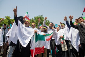 راهپیمایی مردمی علیه تهاجم رژیم صهیونیستی به ایران - اهواز