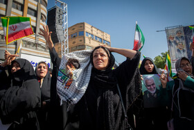 تشییع پیکر مطهر ۳ شهید راه وطن - اهواز