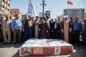 تشییع پیکر مطهر ۳ شهید راه وطن - اهواز