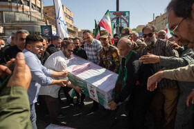 تشییع پیکر مطهر ۳ شهید راه وطن - اهواز
