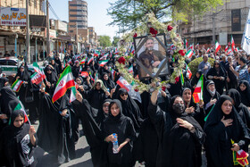 تشییع پیکر مطهر ۳ شهید راه وطن - اهواز