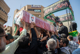 تشییع پیکر مطهر ۳ شهید راه وطن - اهواز