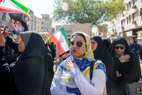 تشییع پیکر هفت شهید تجاوز رژیم صهیونیستی در اهواز