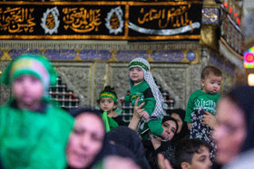 مراسم شیرخوارگان حسینی - حرم علی بن مهزیار اهوازی