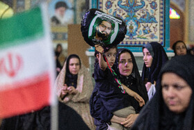 مراسم شیرخوارگان حسینی - حرم علی بن مهزیار اهوازی